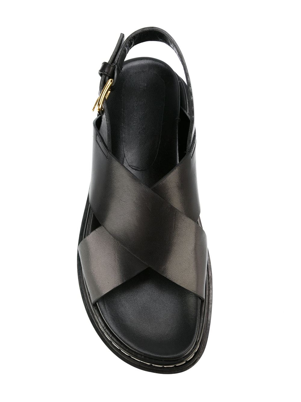 marni black fussbett sandals