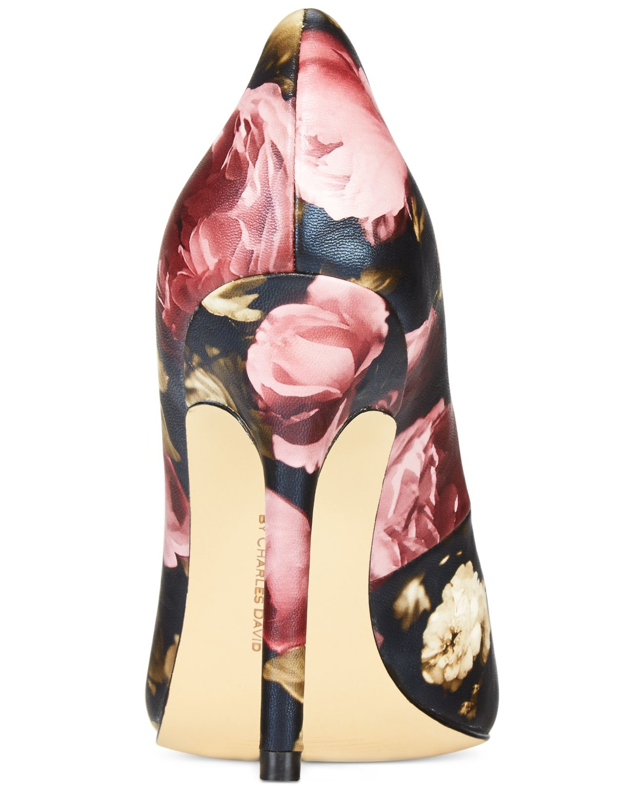charles david floral pumps