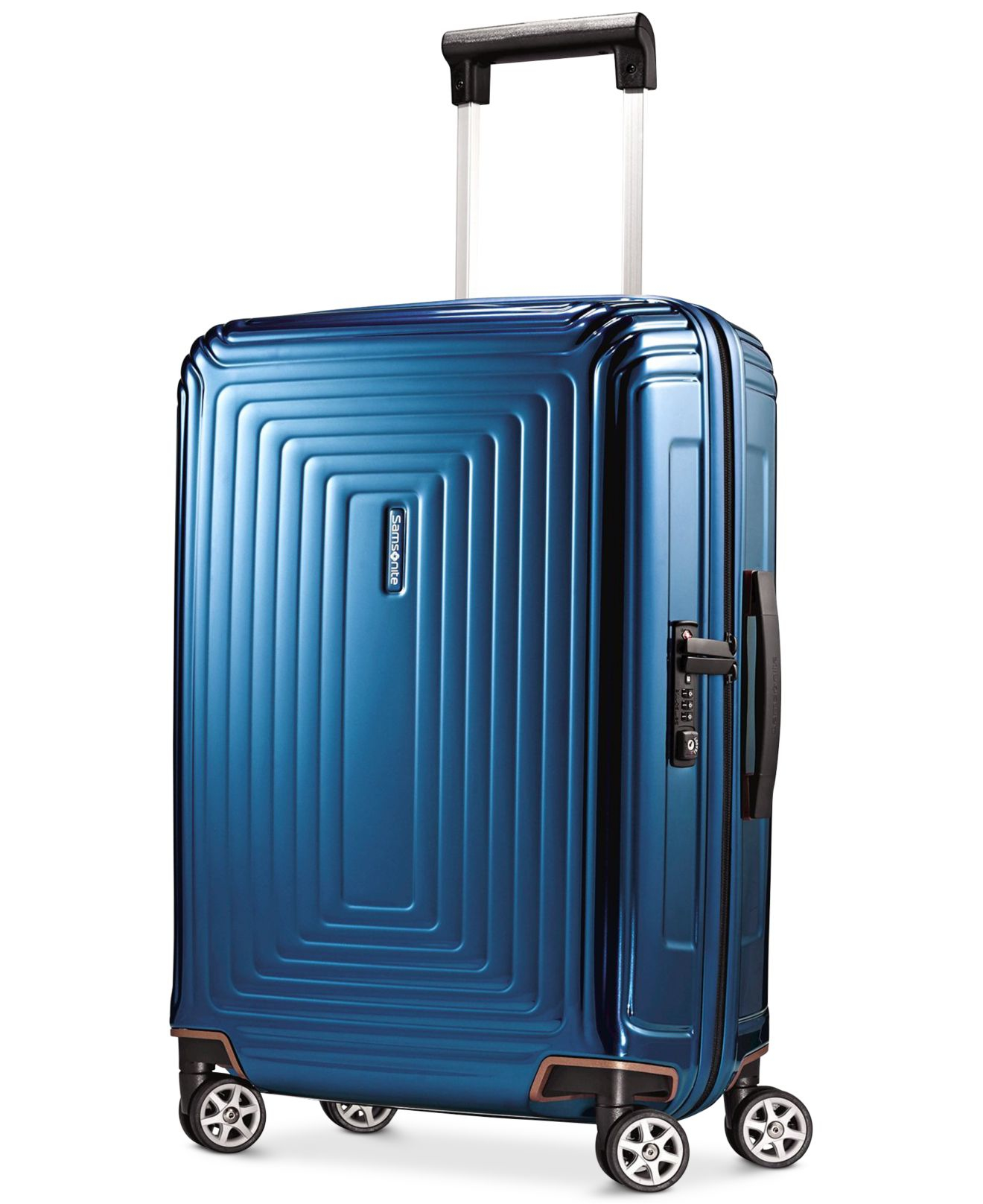 Samsonite Neopulse 20&quot; Carry On Hardside Spinner Suitcase in Blue (Metallic Blue) - Save 50% | Lyst