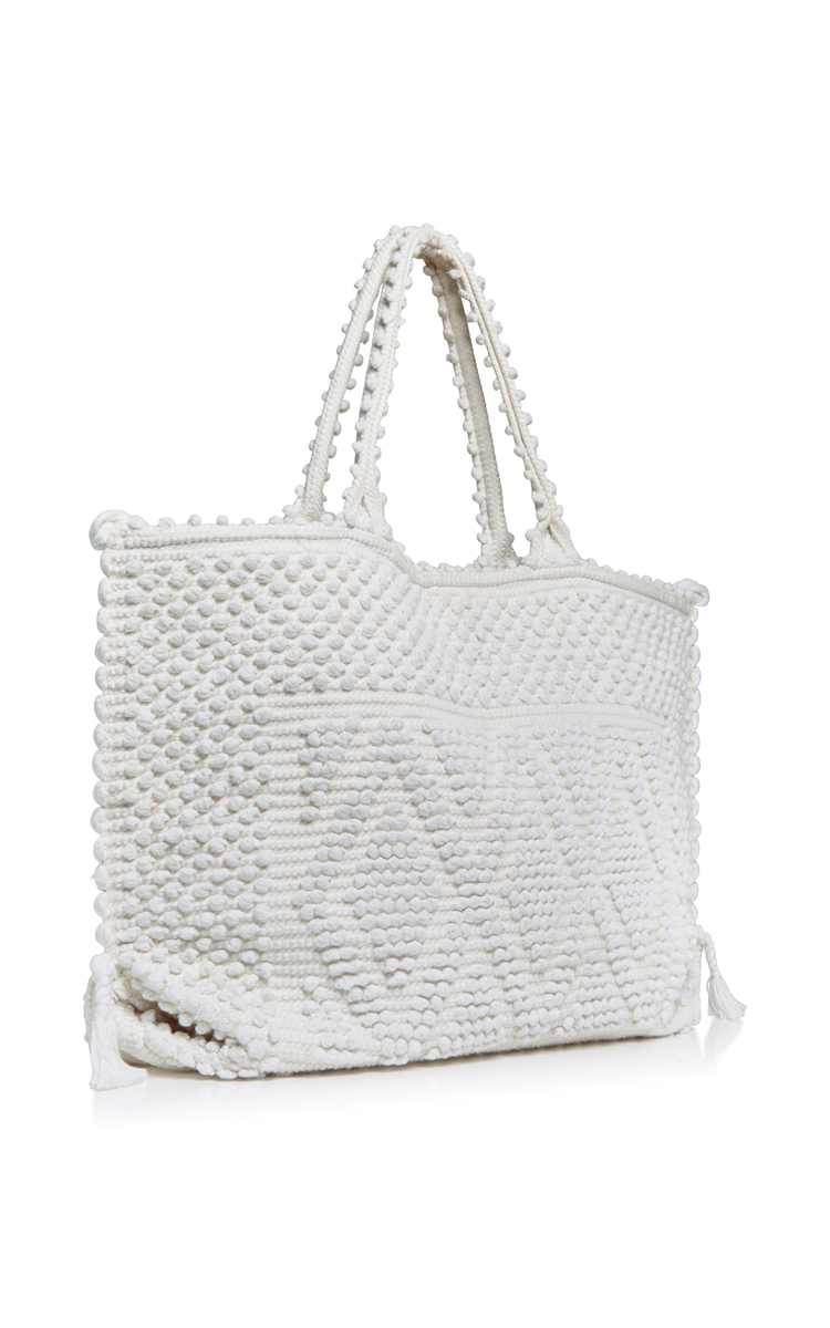 Tote bag ,Market bag ,White Crochet bag ,Shopping bag - Shop intabrand  Messenger Bags & Sling Bags - Pinkoi