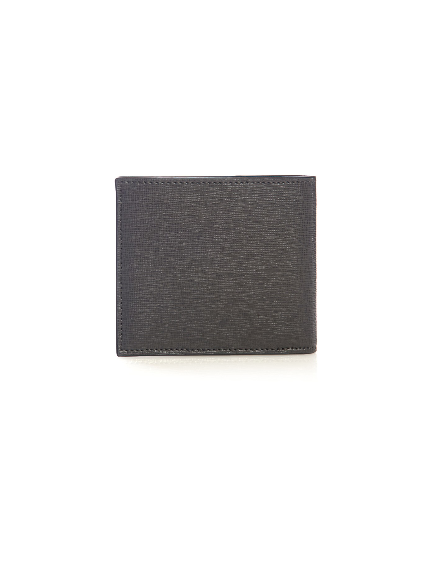 Fendi Bag Bugs Leather Bi-Fold Wallet in Gray for Men | Lyst