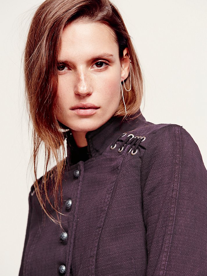 Womens Victorian Lace Up Jacket 