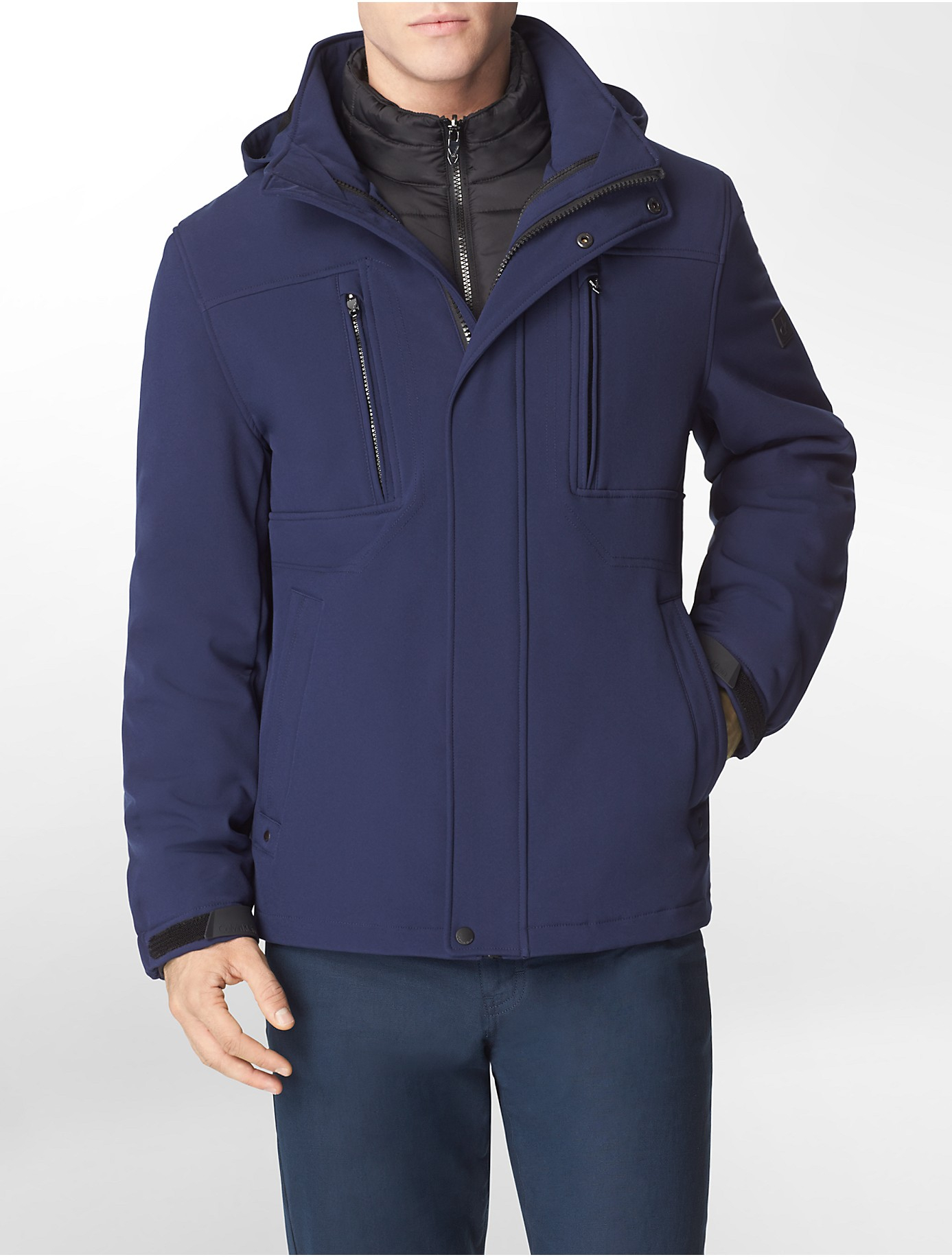 calvin klein 3 button zip pocket jacke calvin klein 3 button zip pocket jacke