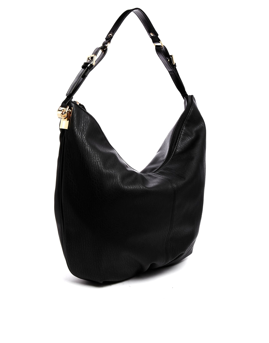 Asos Slouch Hobo Bag in Black Lyst