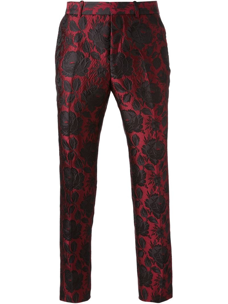 Etro Floral Jacquard Trousers | TheBay