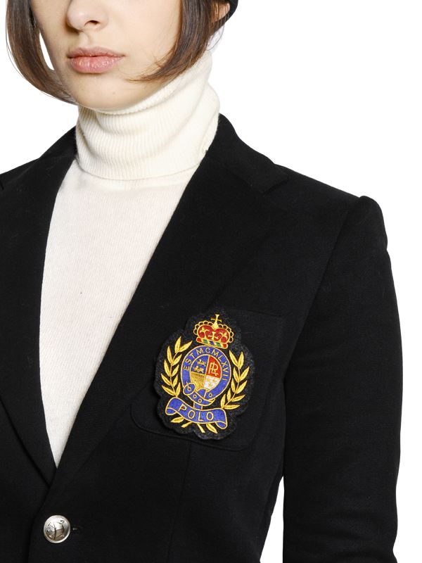 polo crest blazer