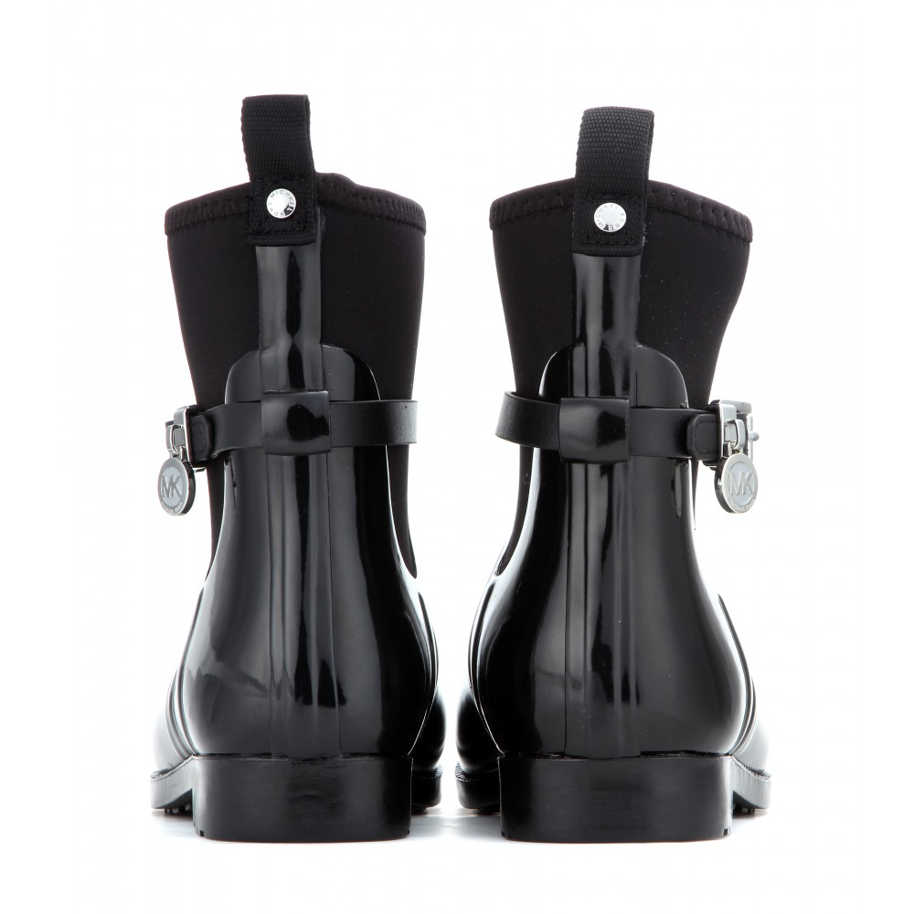 michael kors short black boots
