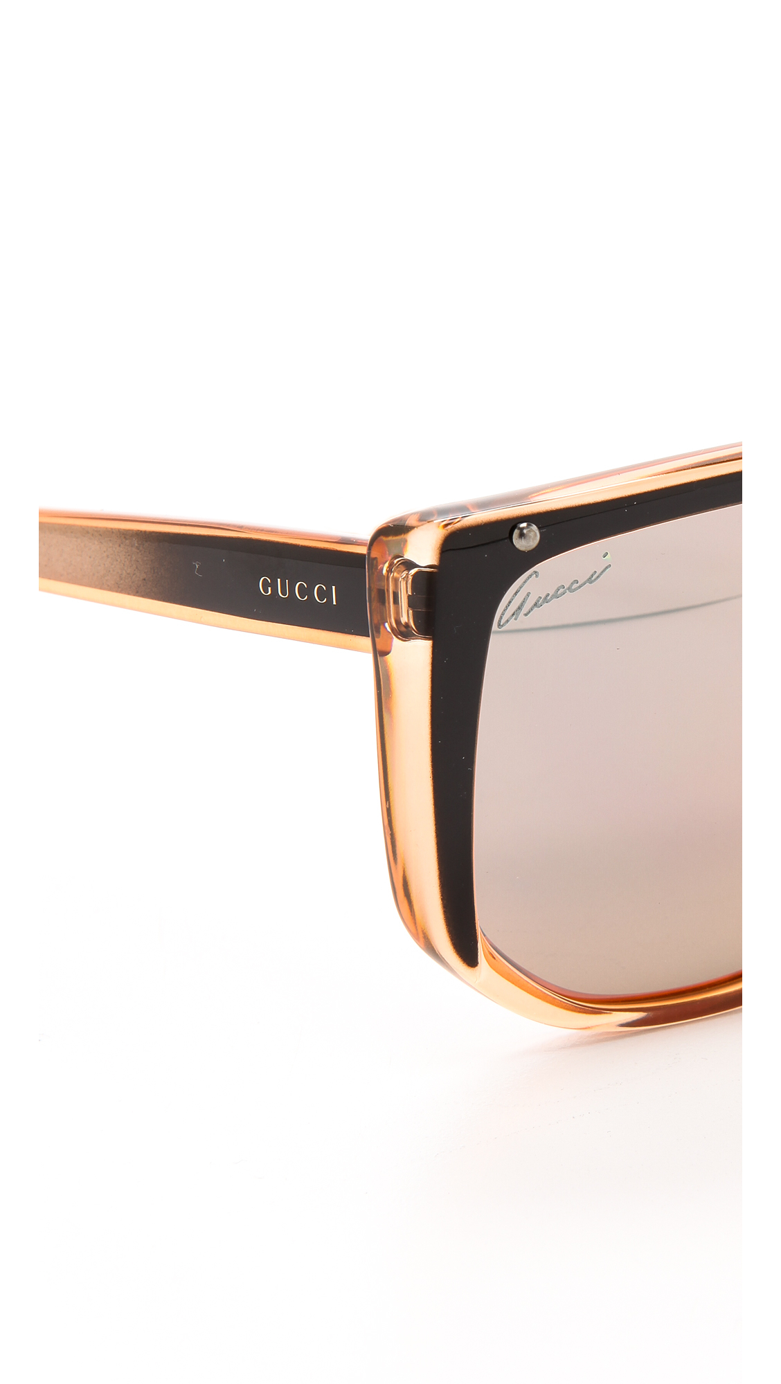 rose gold gucci sunglasses