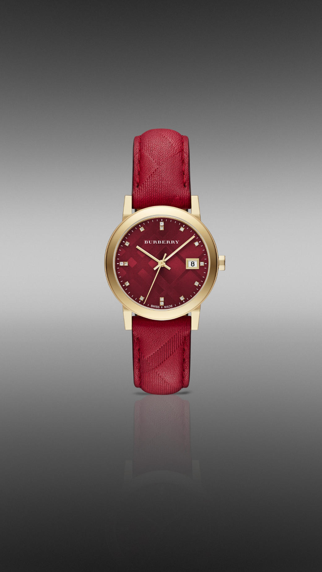 burberry watch red