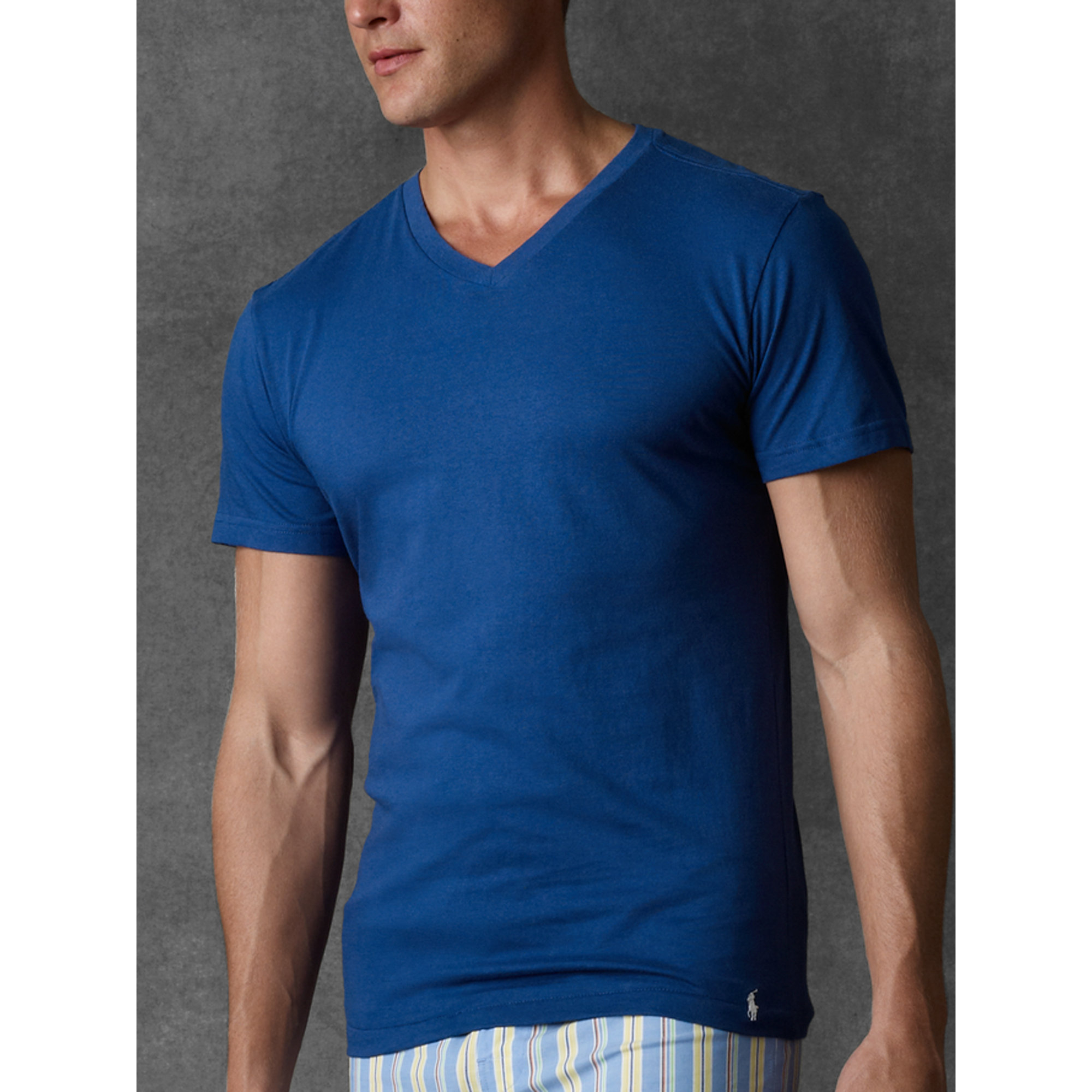 ralph lauren slim fit v neck