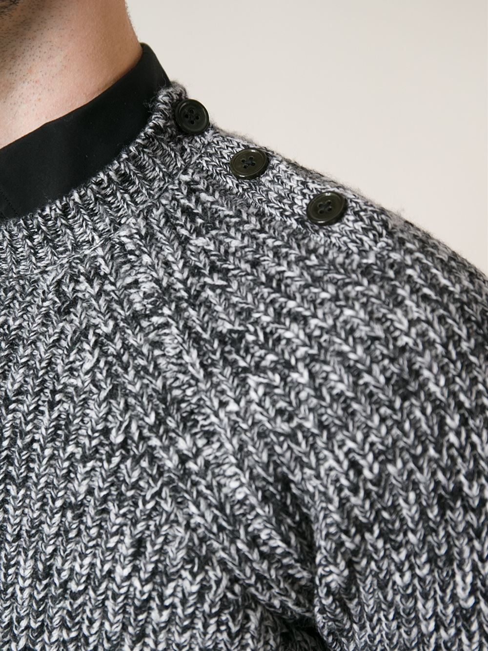 thick knit sweater mens