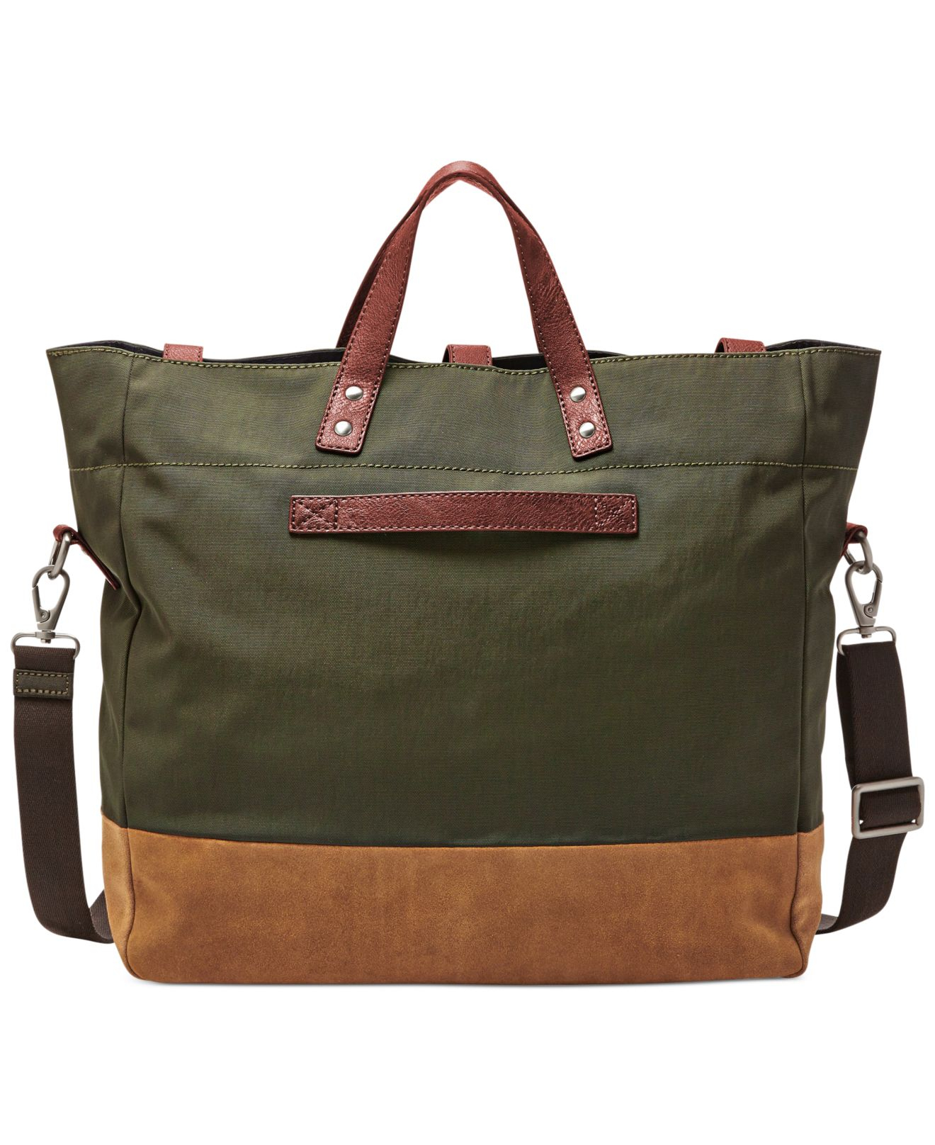 Fossil Gordon Foldover Tote Bag in Olive (Green) Lyst
