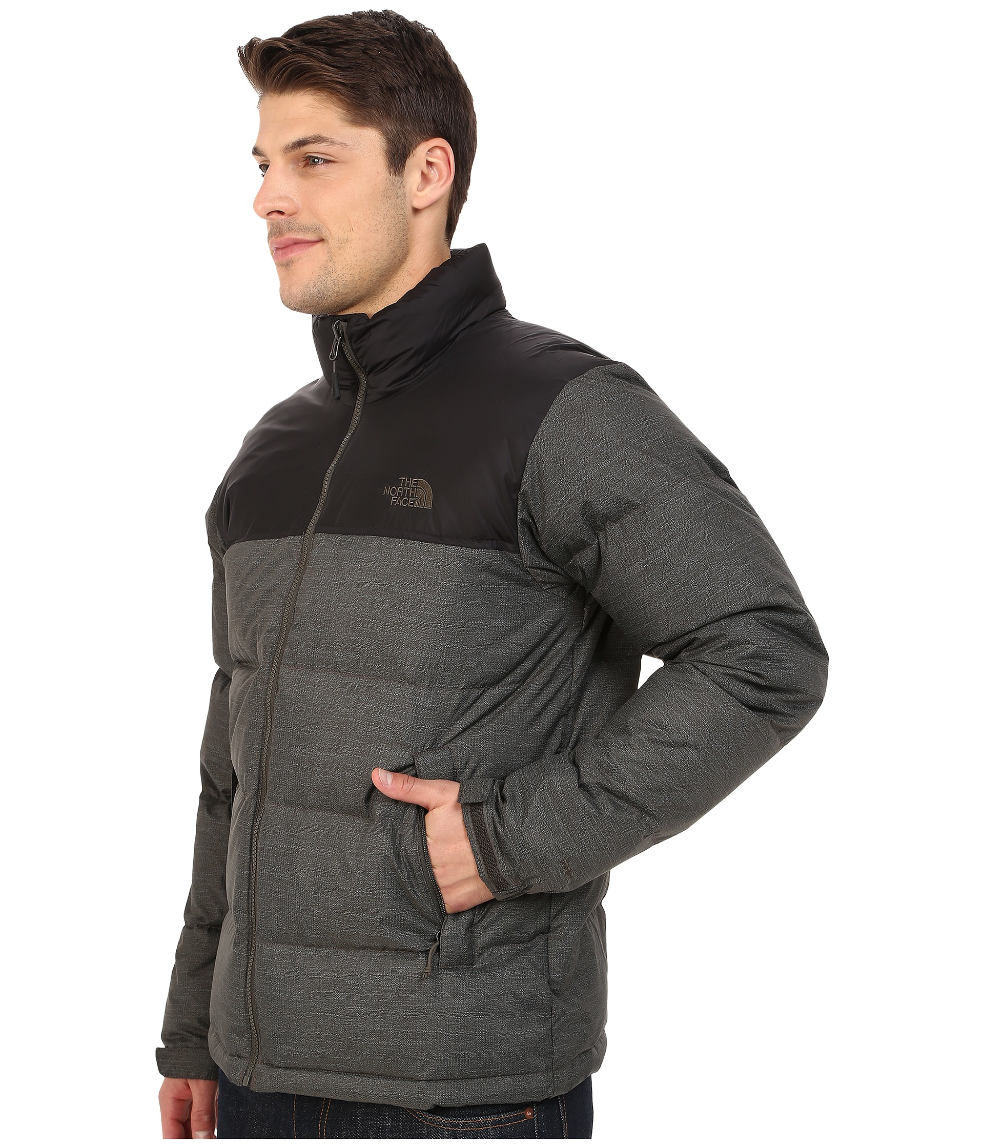 the north face nuptse jacket mens black