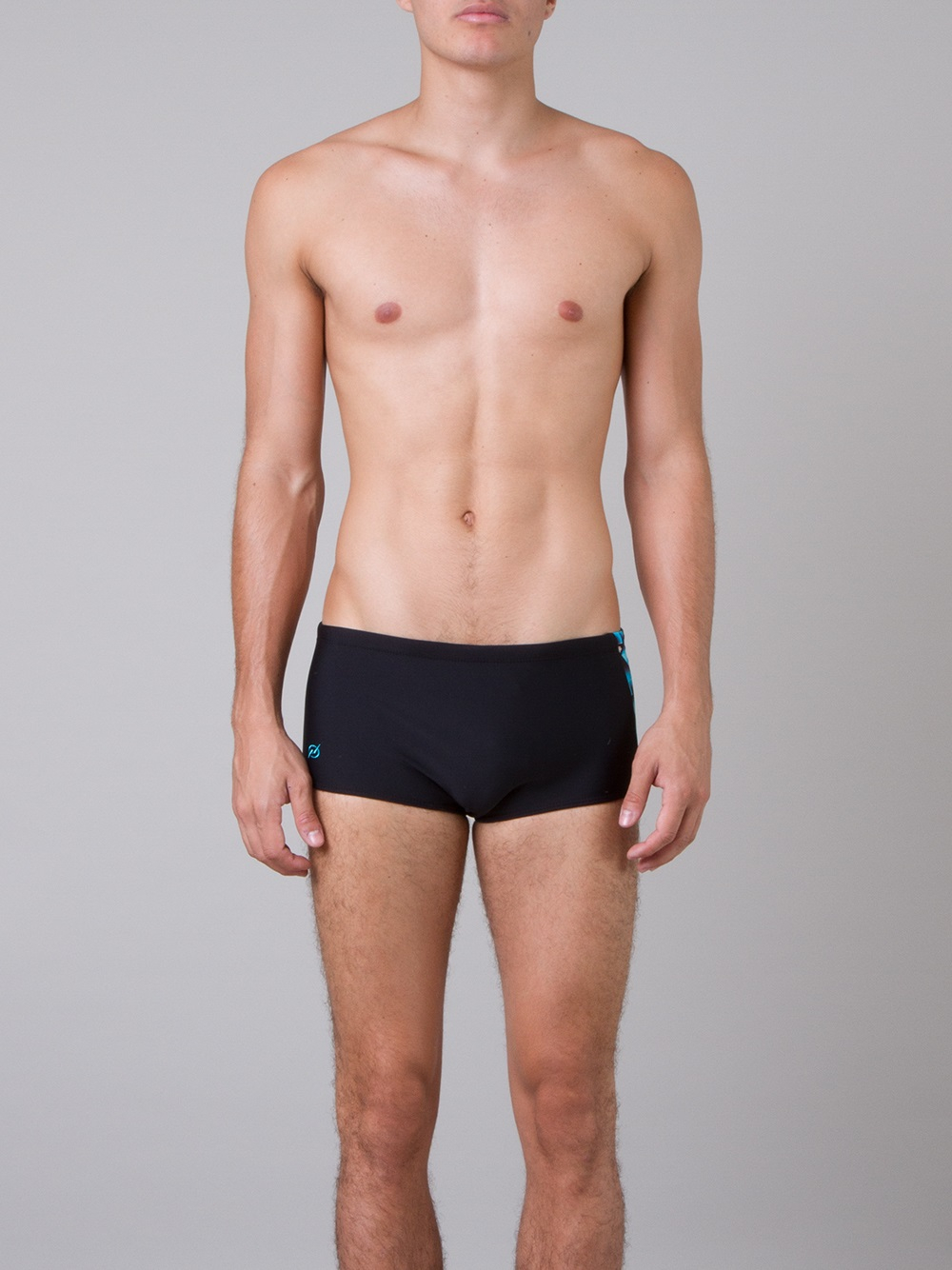fitted swimming trunks