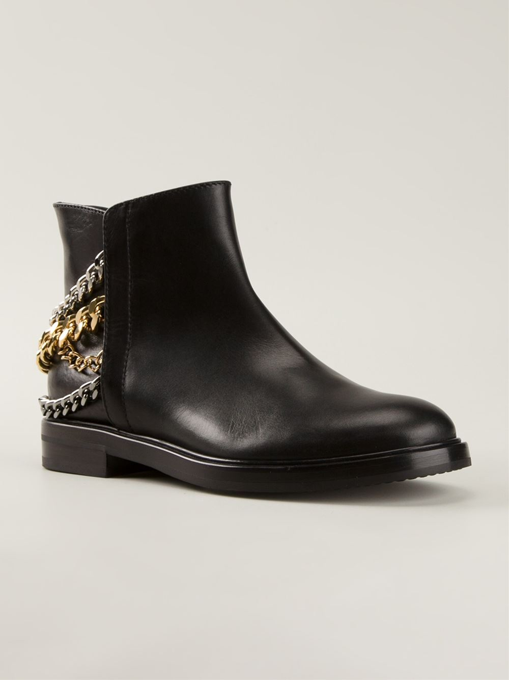 casadei chain boots