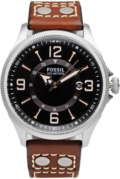 Fossil Wrist Watch in Brown for Men (Black)