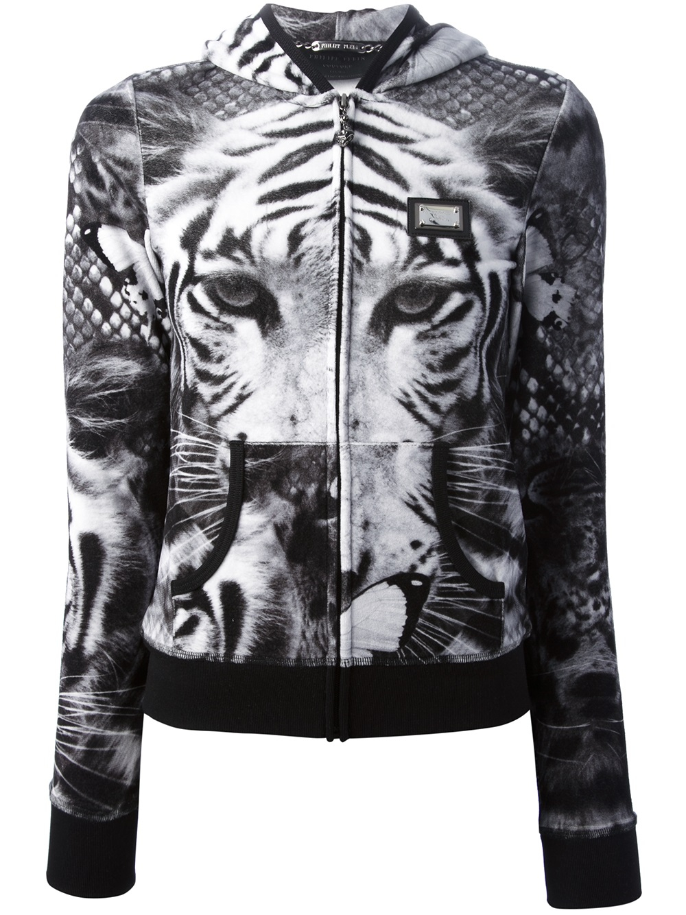 Lyst Philipp Plein Tiger Print Sweatshirt in Black