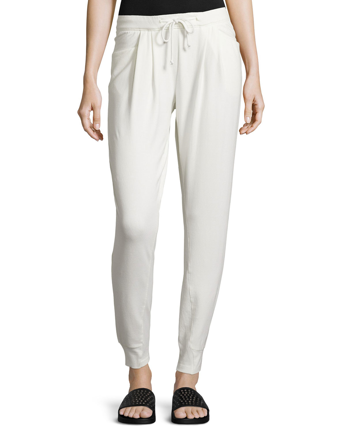 track pants with fleece lining
