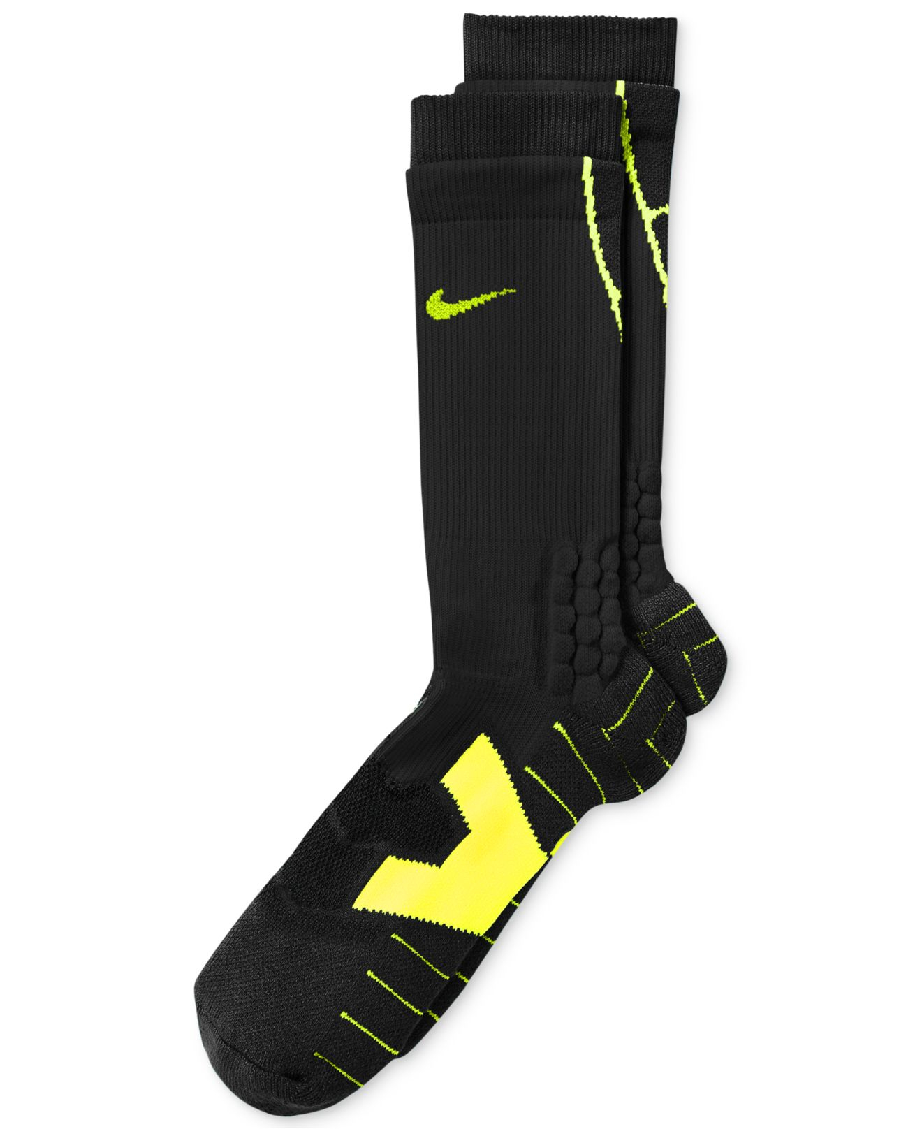 Nike Mens Vapor Football Crew Socks In Black For Men Blackvolt Lyst