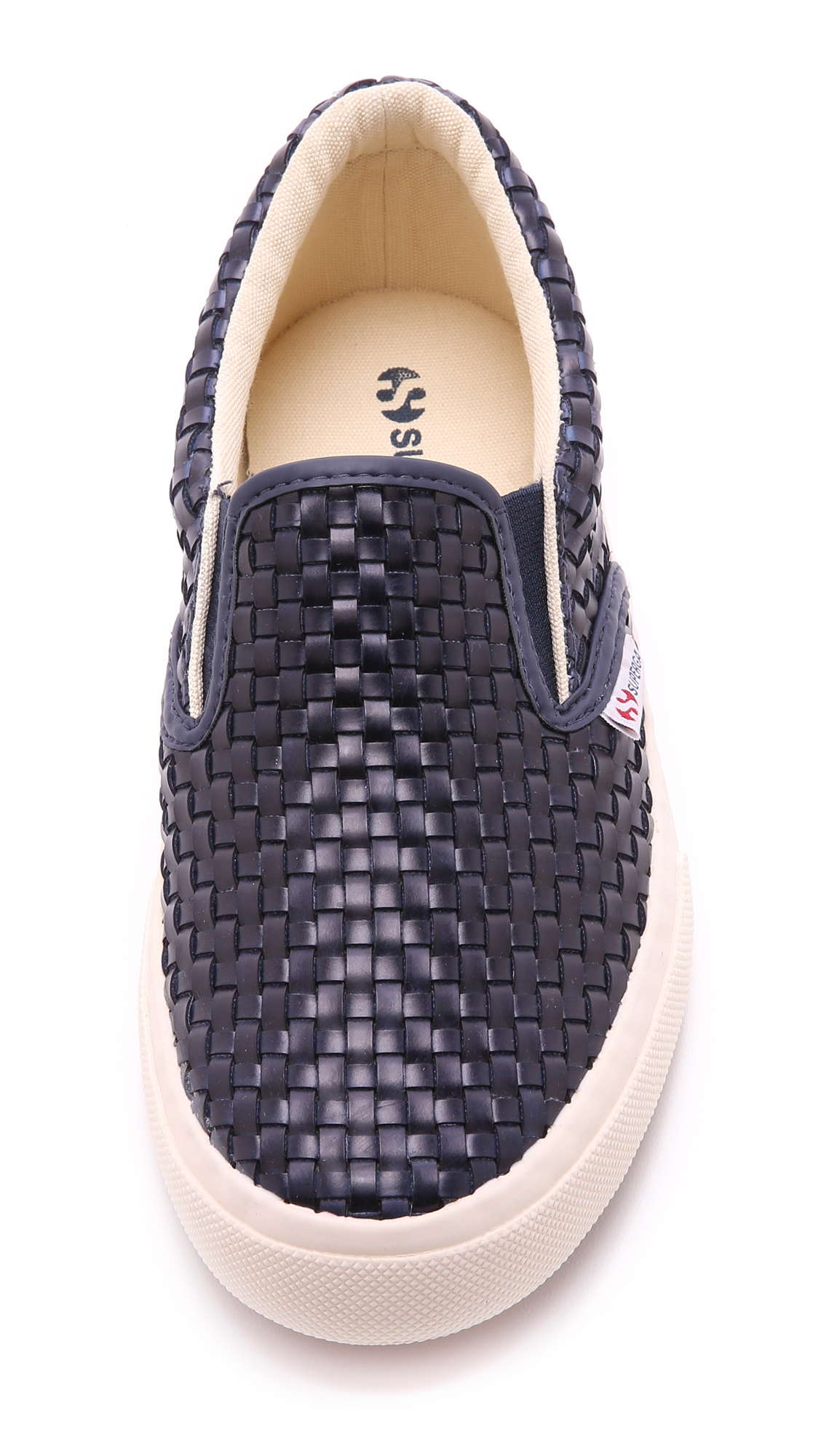 superga slip on navy