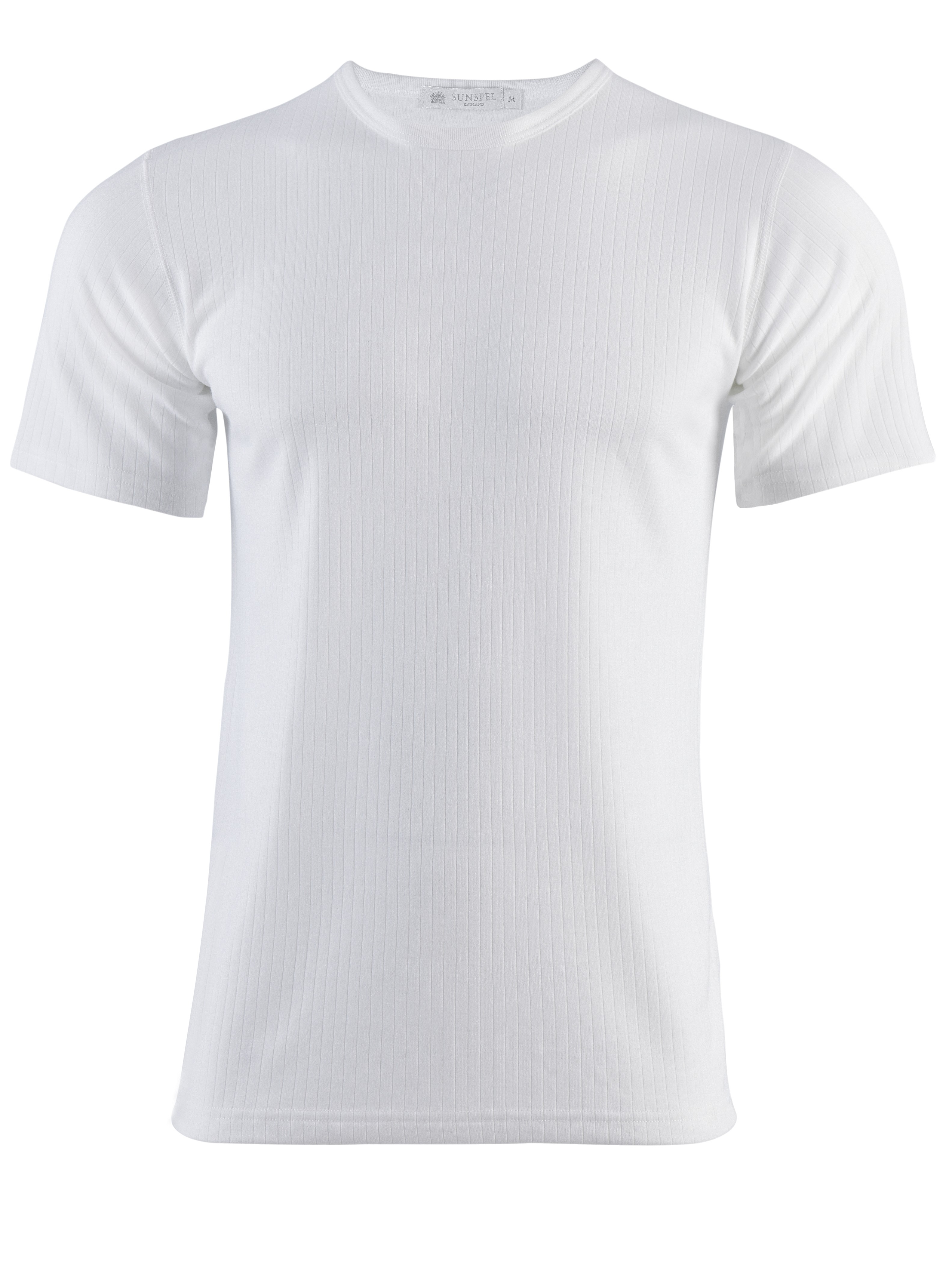 Sunspel Short Sleeve Thermal T Shirt in White for Men | Lyst