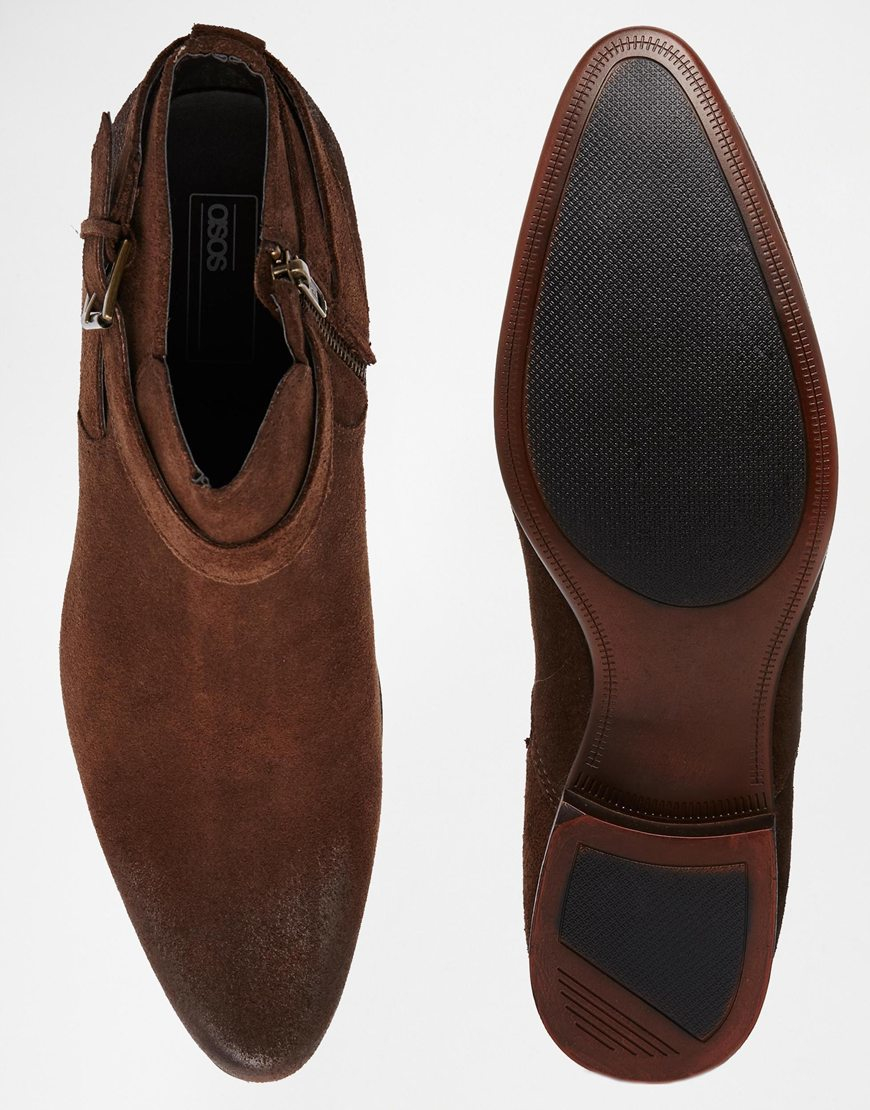 mens boots with buckles and straps