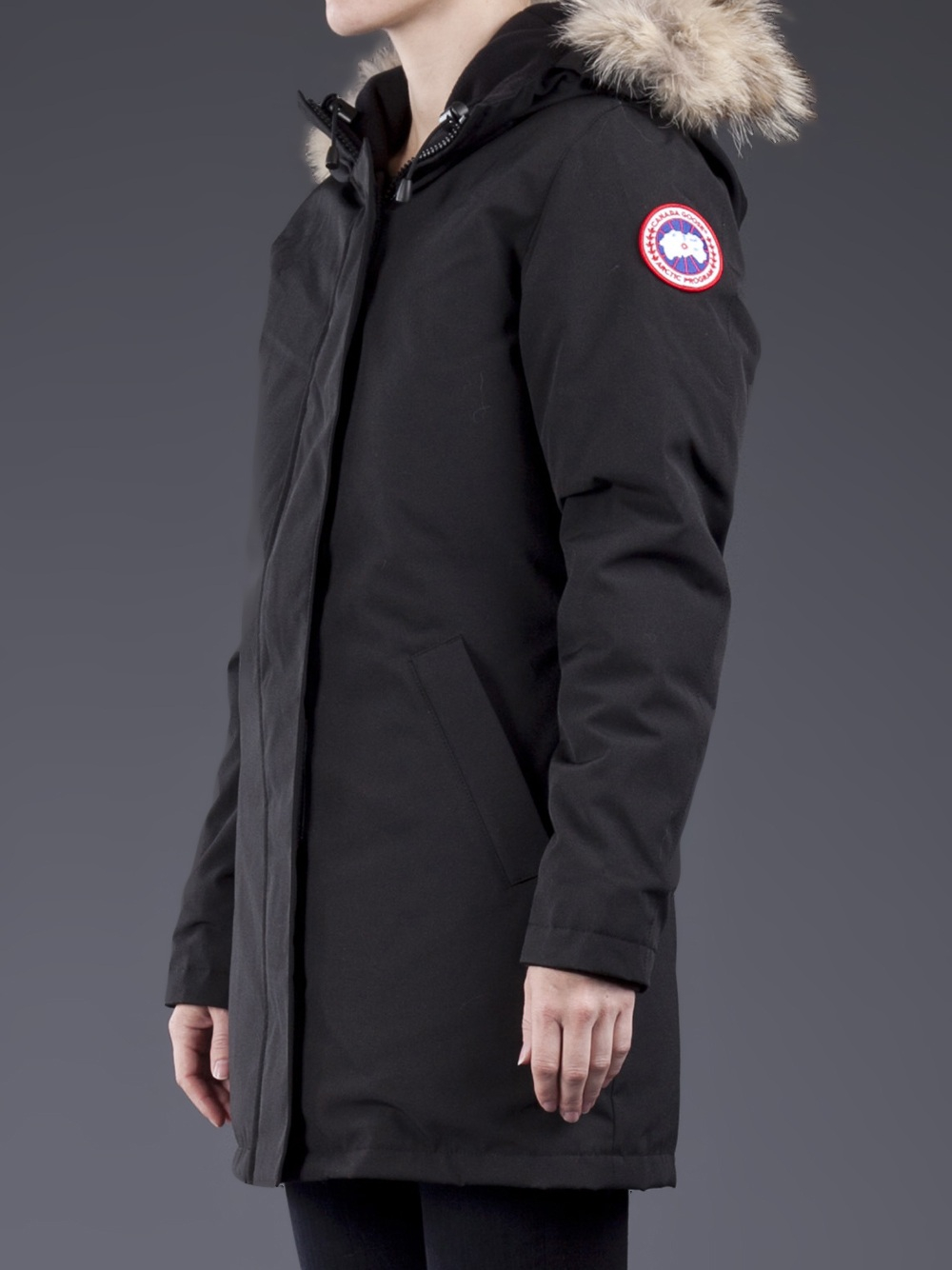Canada Goose Victoria Parka in Black Lyst