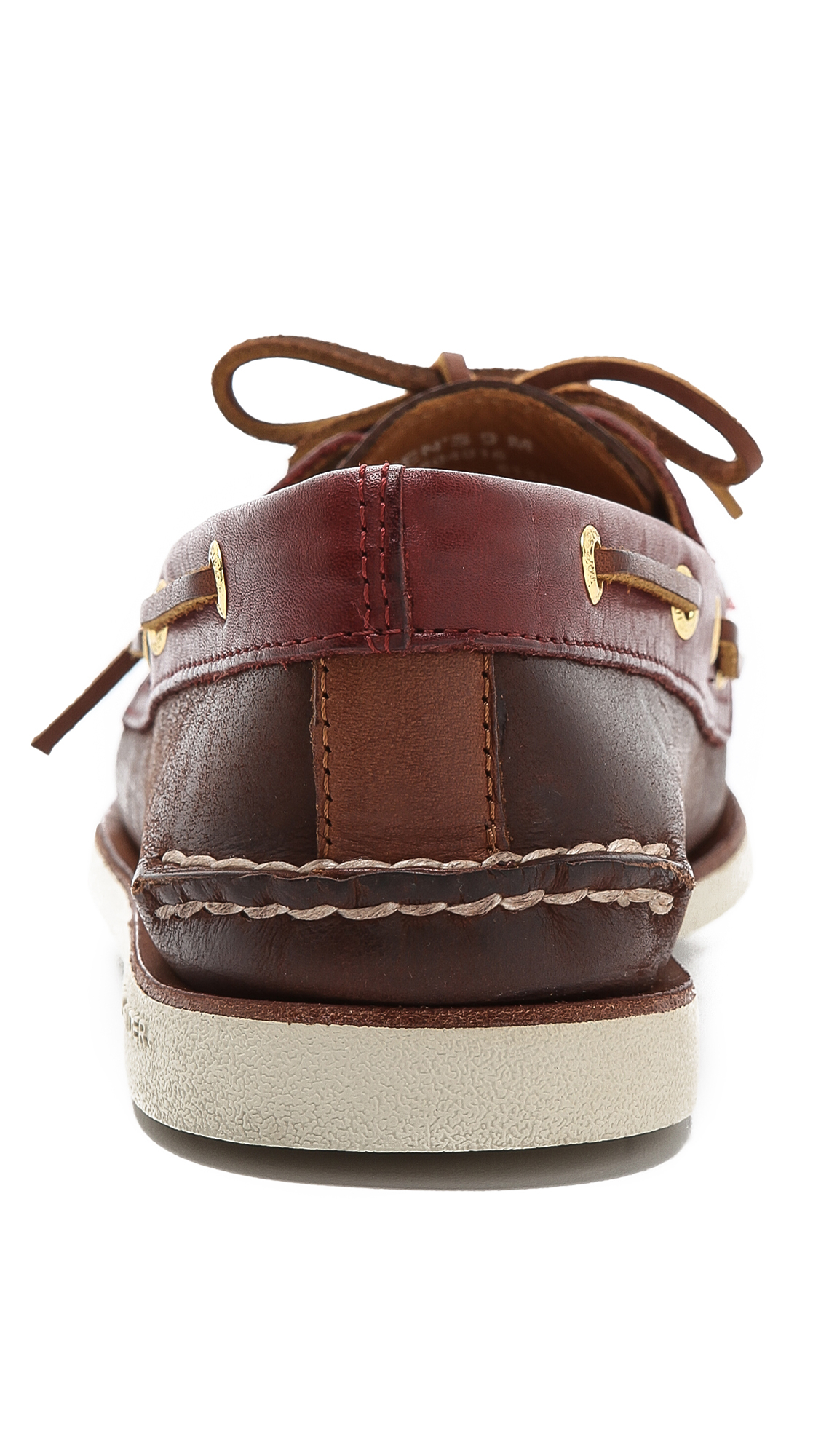 Sperry Top-Sider Gold Cup Boat Shoes in Brown/Red (Blue ...