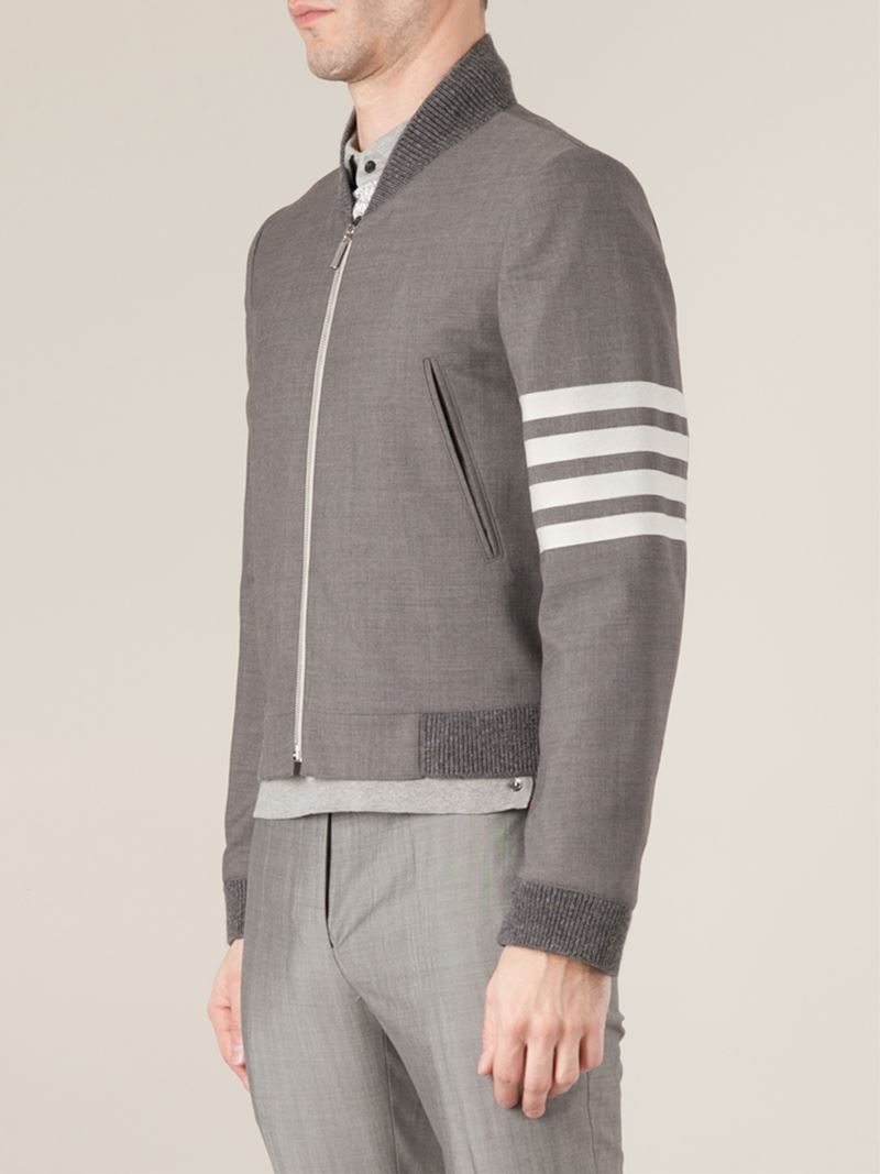 thom browne grey jacket