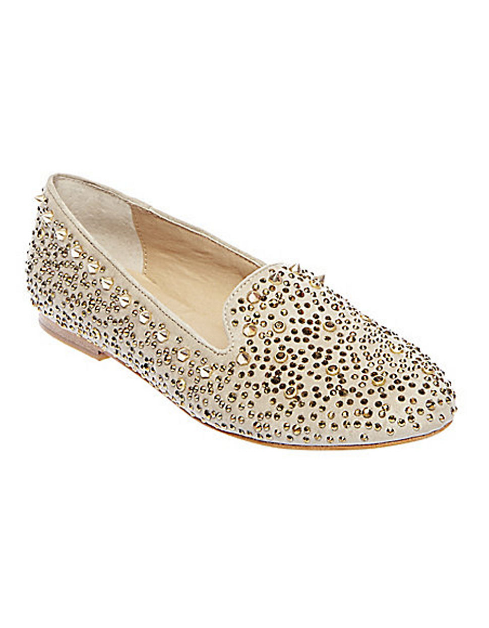 steve madden gold studded flats