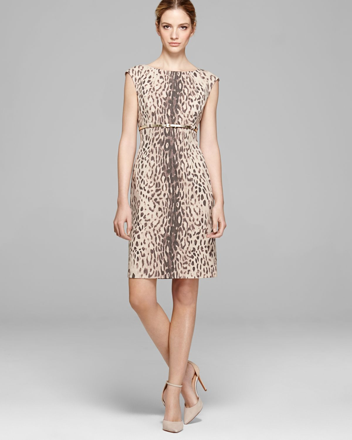 calvin klein cheetah dress