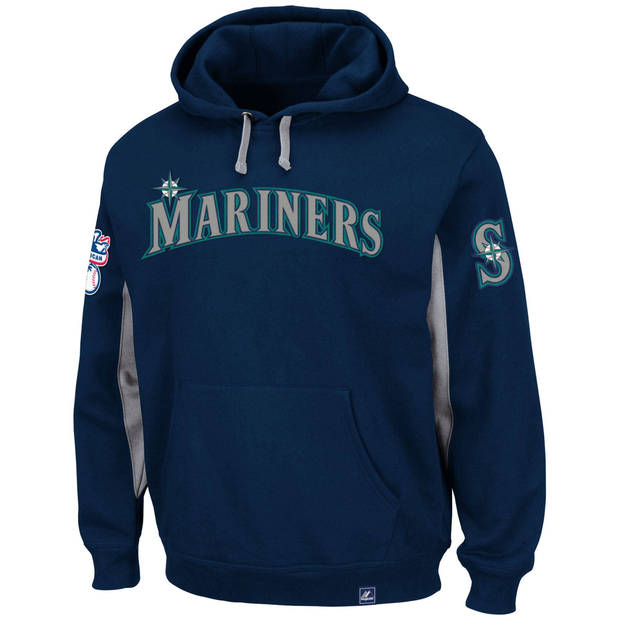 Majestic Mens Seattle Mariners Major Play Hoodie in Blue for Men (Navy ...
