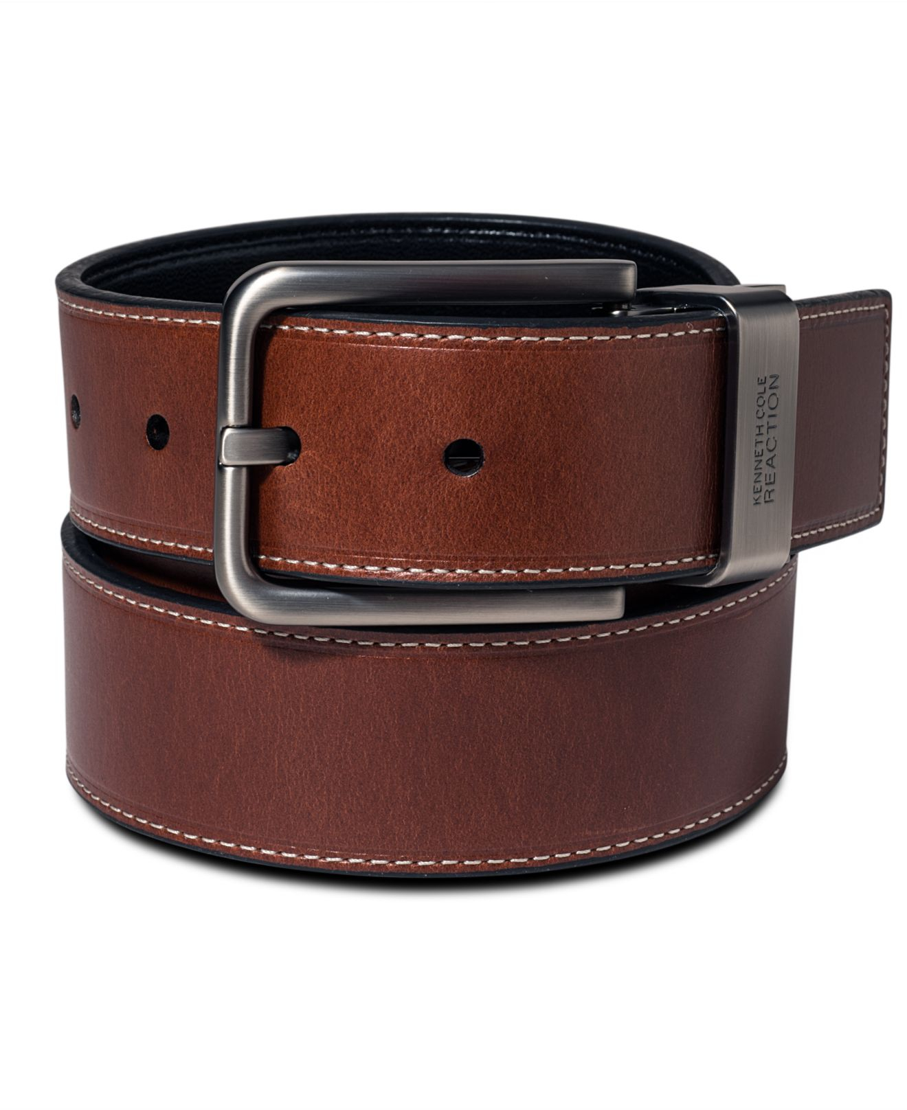 cole reaction Oiltan Reversible Casual Big & Tall Belt in
