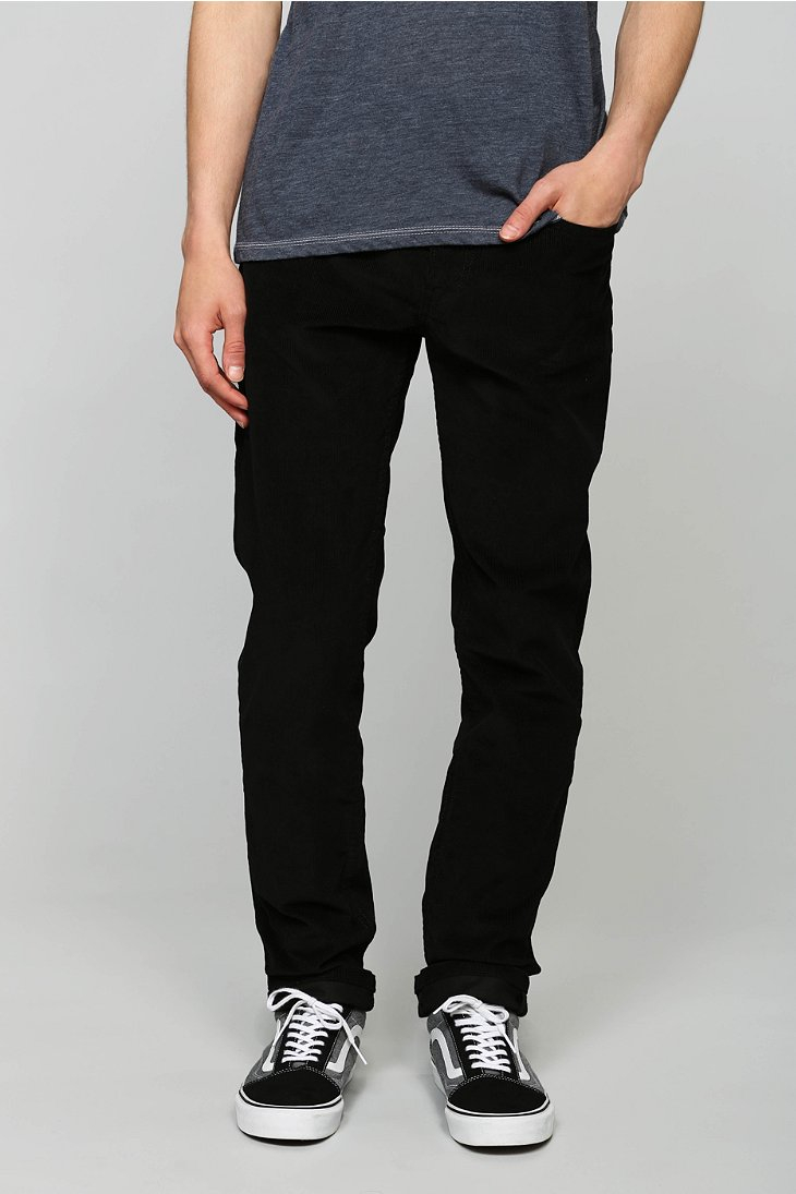 Levi's 511 Corduroy Slim-Fit Pant in Black for Men | Lyst