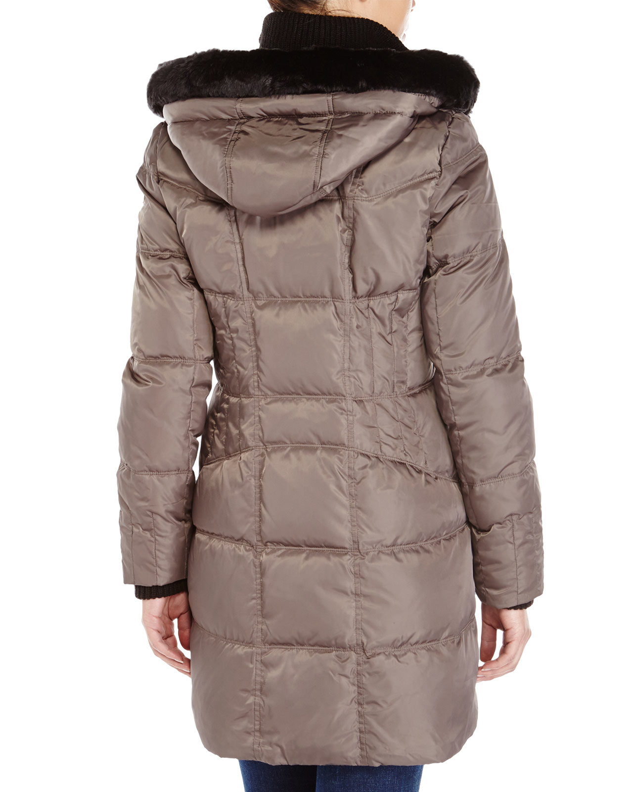 vince camuto hooded down parka