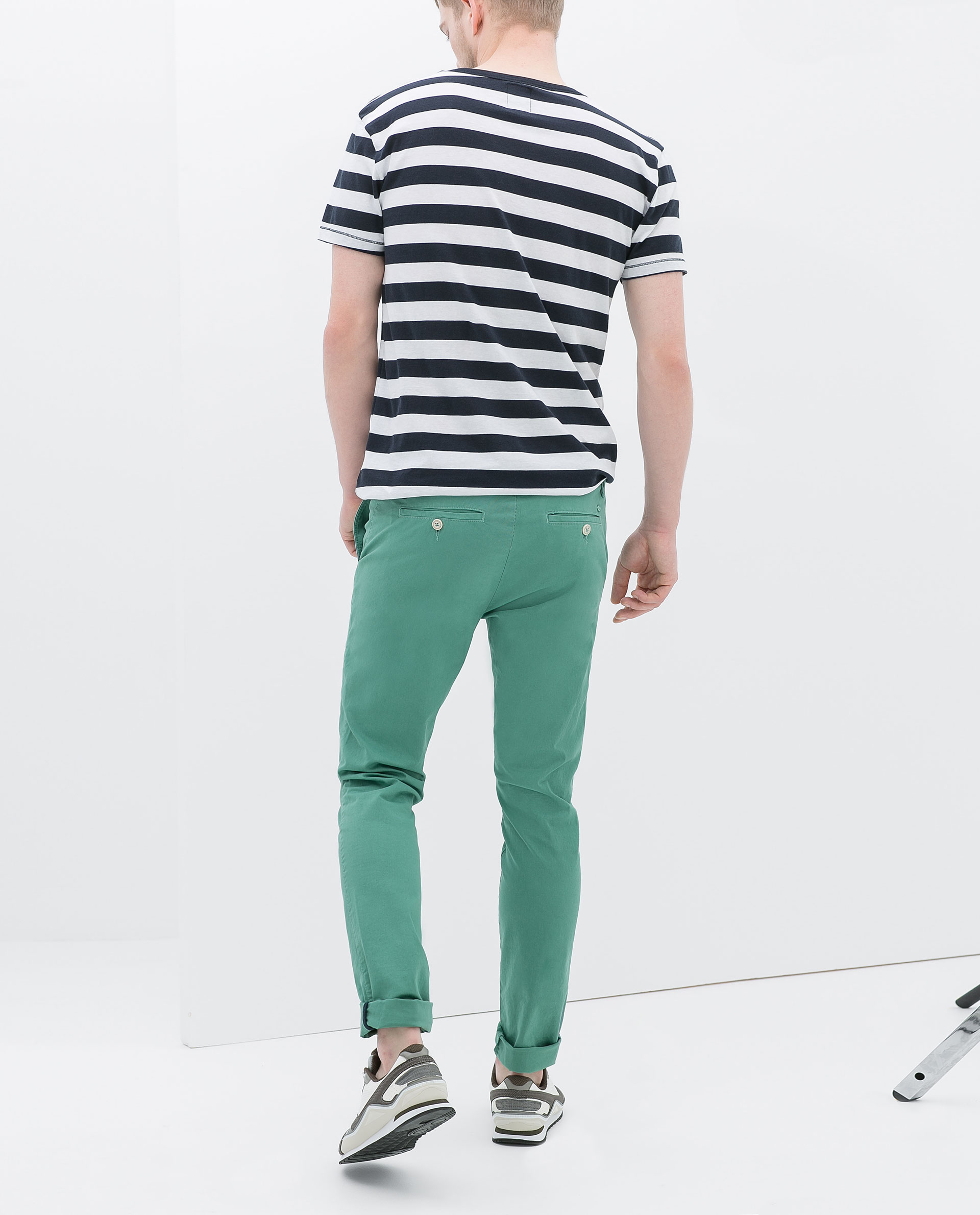 zara trousers with belt