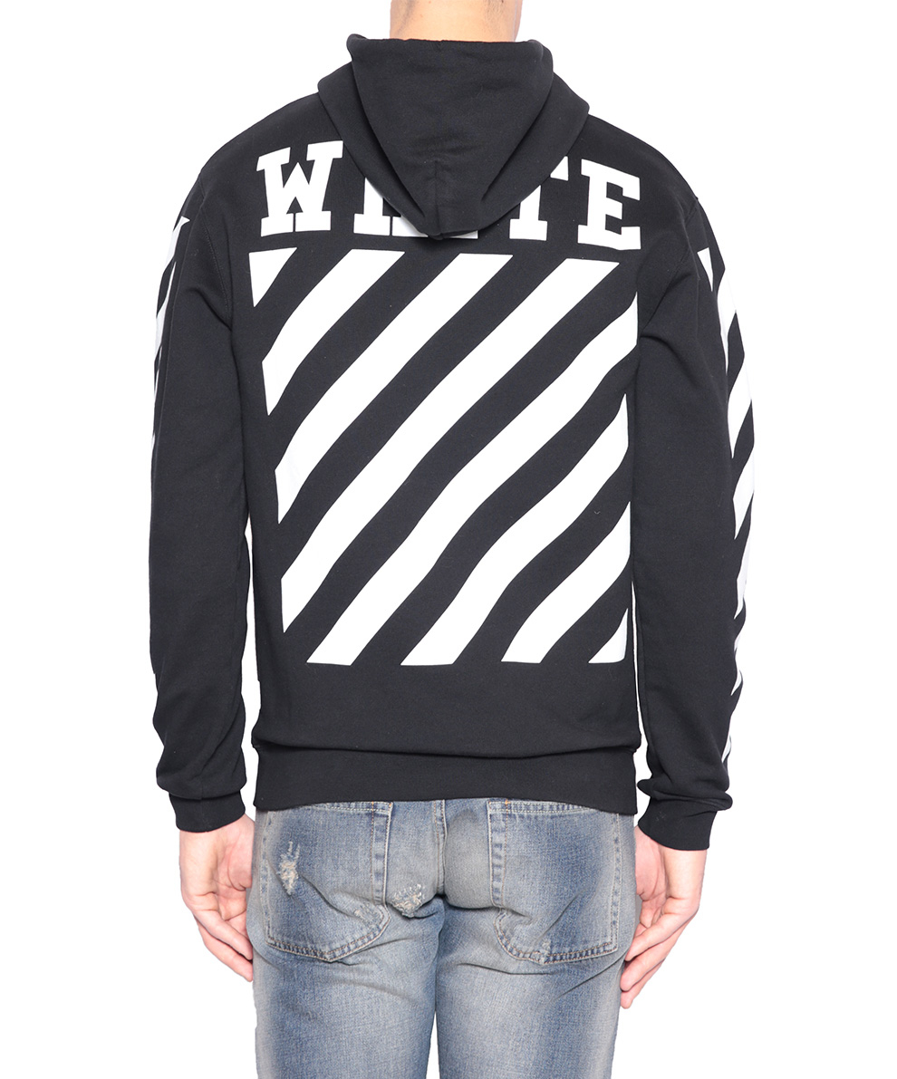 Off-white c/o virgil abloh Caravaggio Hoodie in Black for Men | Lyst