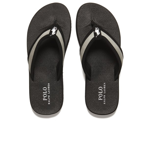 mens polo sandals polo ralph s almer ii ne flip flops in black mens polo sandals polo ralph s almer ii ne flip flops in black