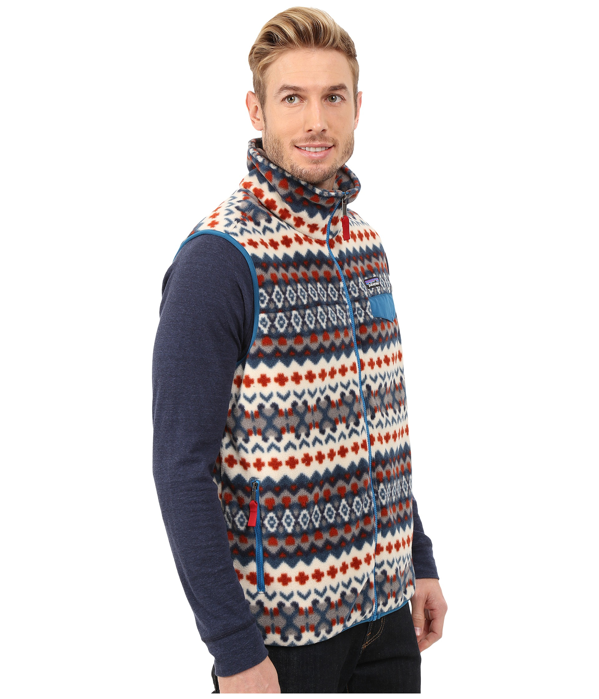 Patagonia snap t vest top