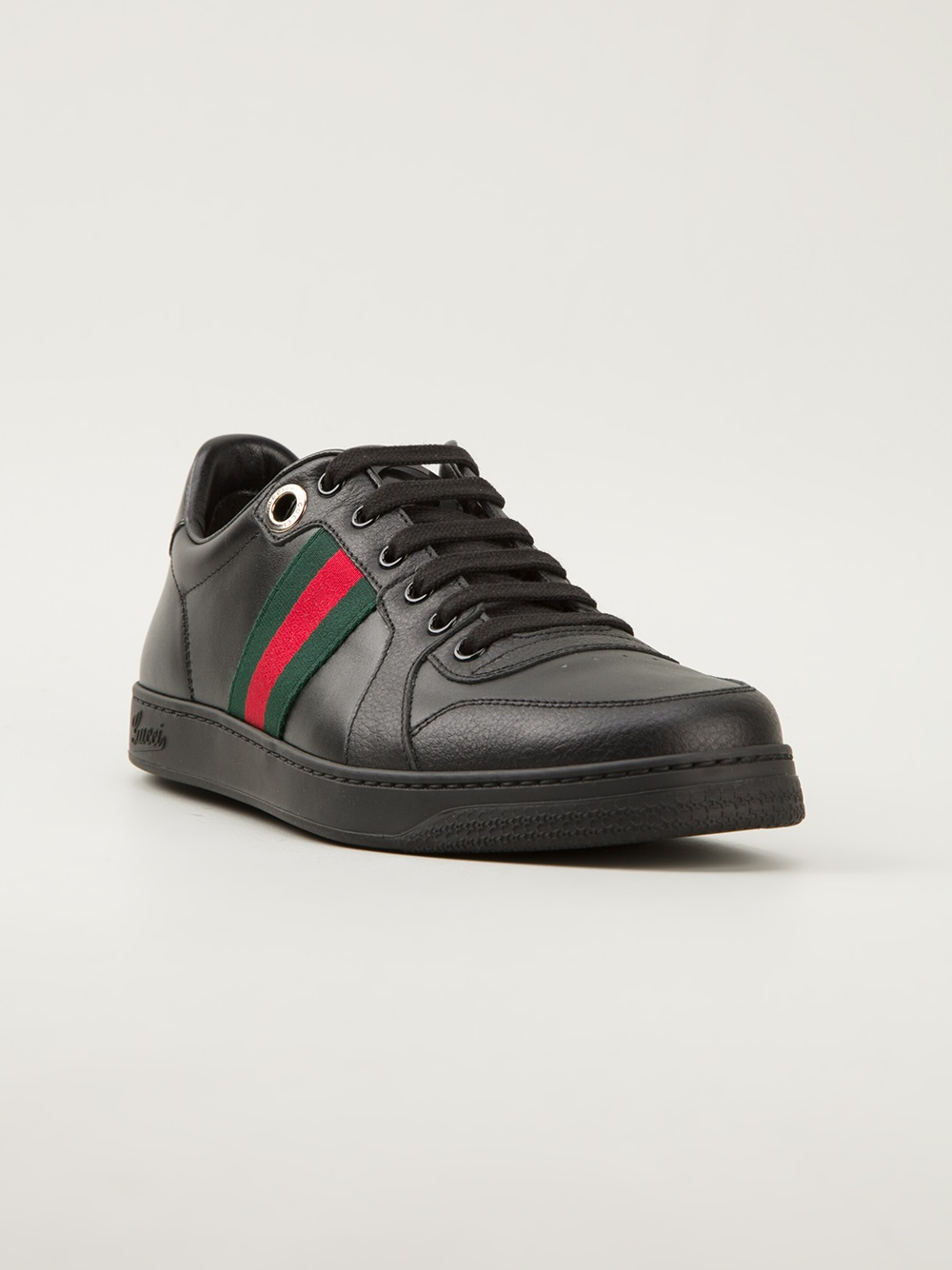 gucci mens shoes black classic