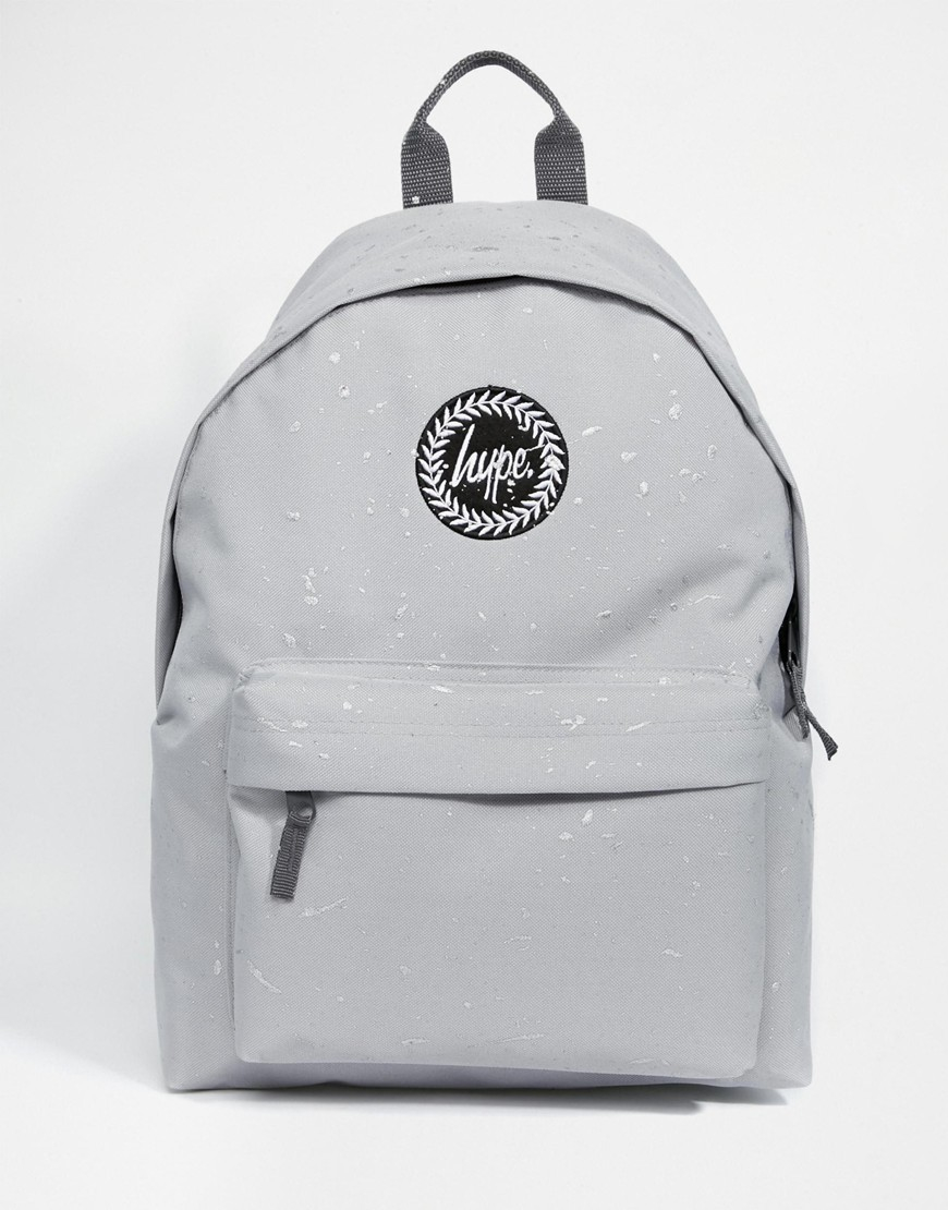 Hype Synthetic Speckled Backpack In Grey In Gray Lyst