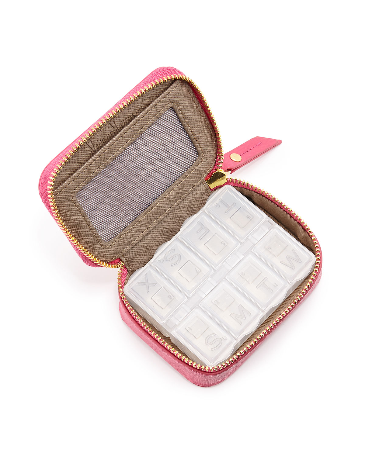 Neiman marcus Leather Small Pill Case in Purple Lyst