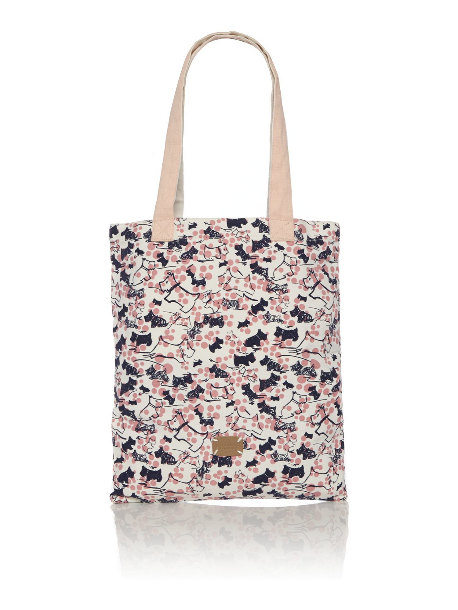 Radley Cherry Blossom Dog Pink Foldaway Tote Bag - Lyst