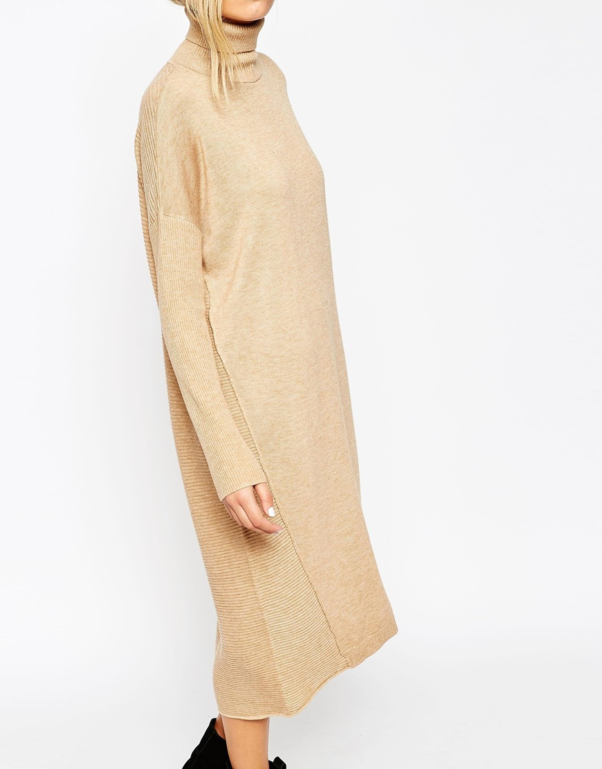 asos midi jumper dress