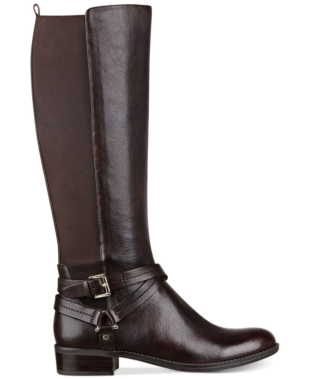stretch back riding boots