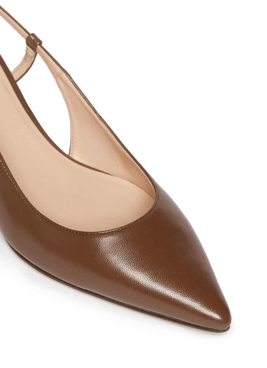 Cole Haan Juliana Low Slingback Pumps In Brown Lyst 