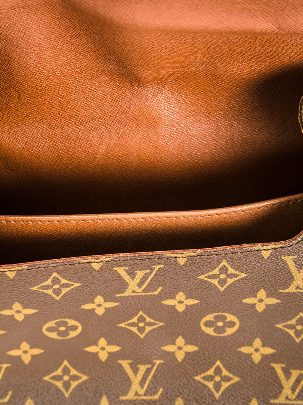 Lyst - Louis Vuitton Signature Crossbody Bag in Brown