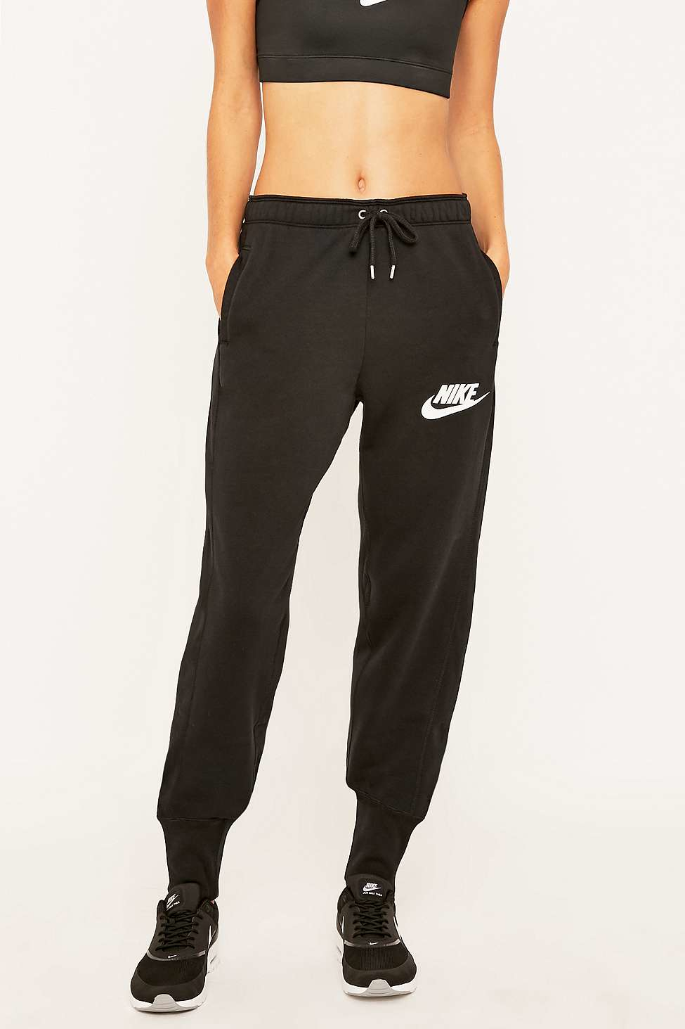 Nike Rally Black Joggers Lyst