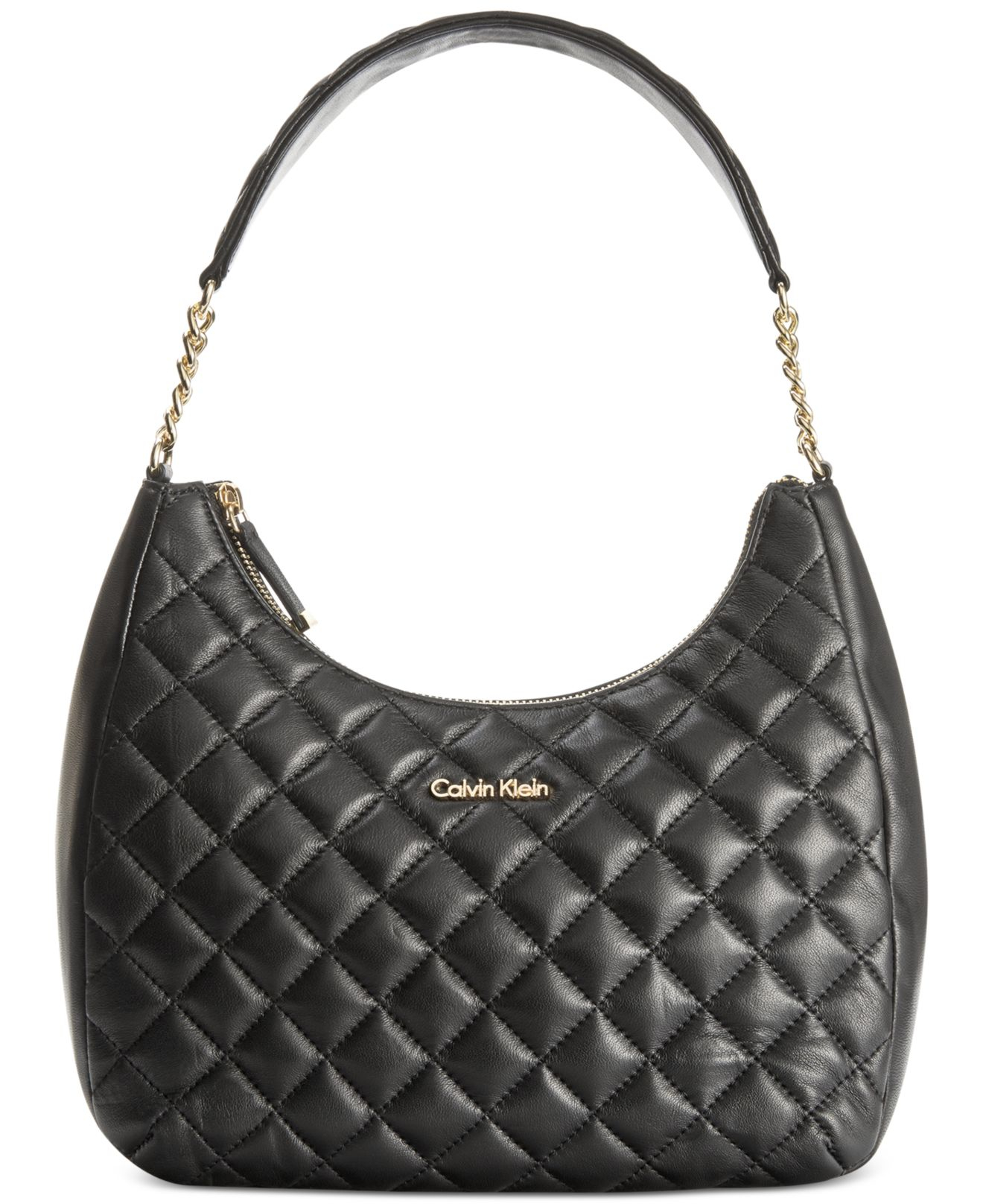 calvin klein quilted tote