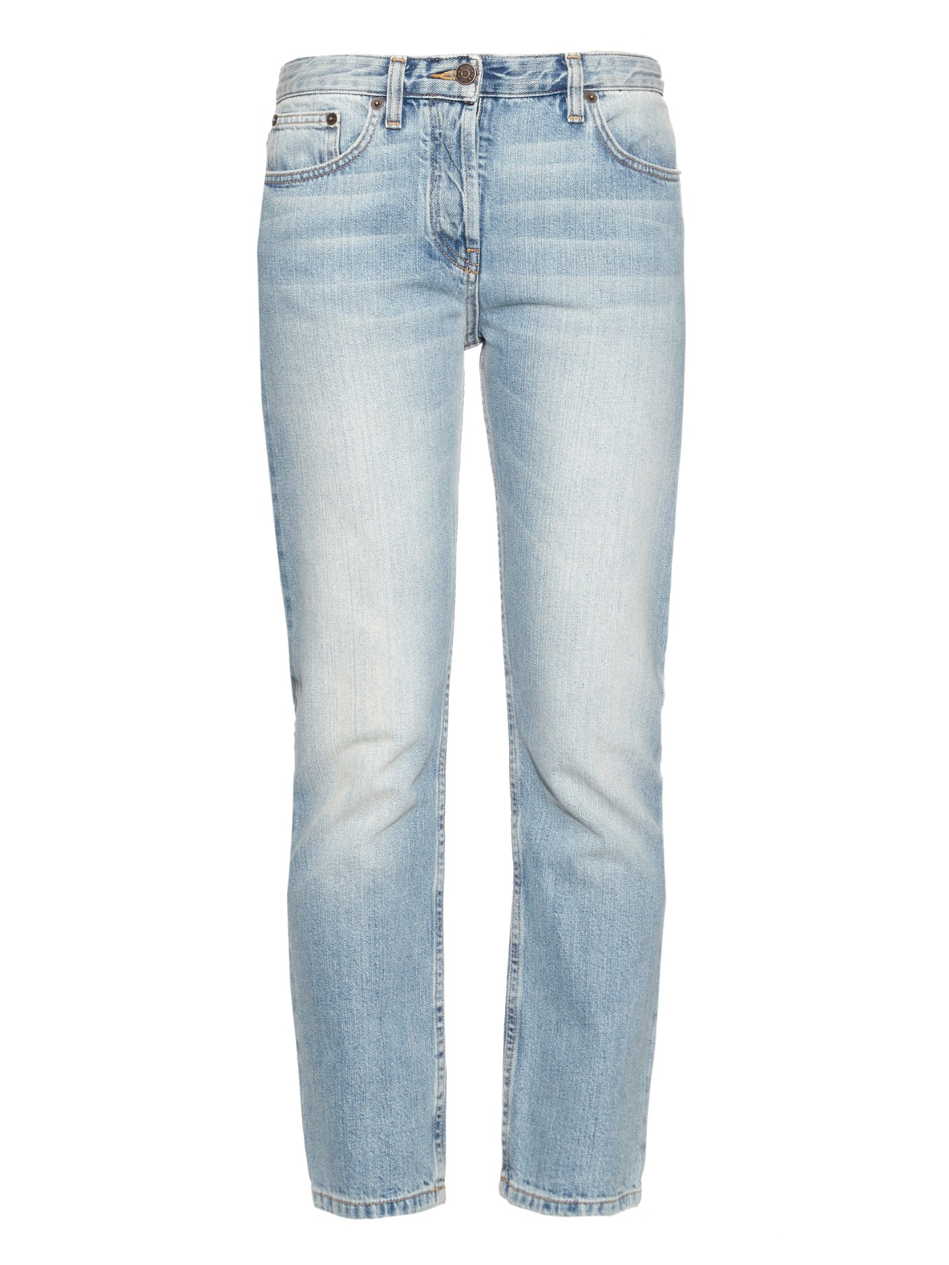 straight leg jeans light blue